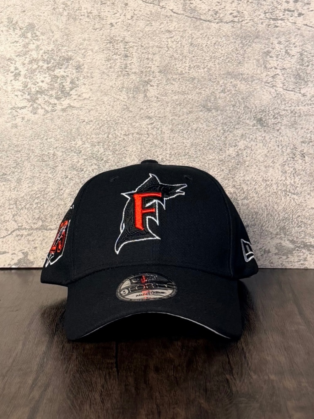 New Era Florida Marlins 9FORTY Snapback Black 25th Anniversary MLB Hat Cap